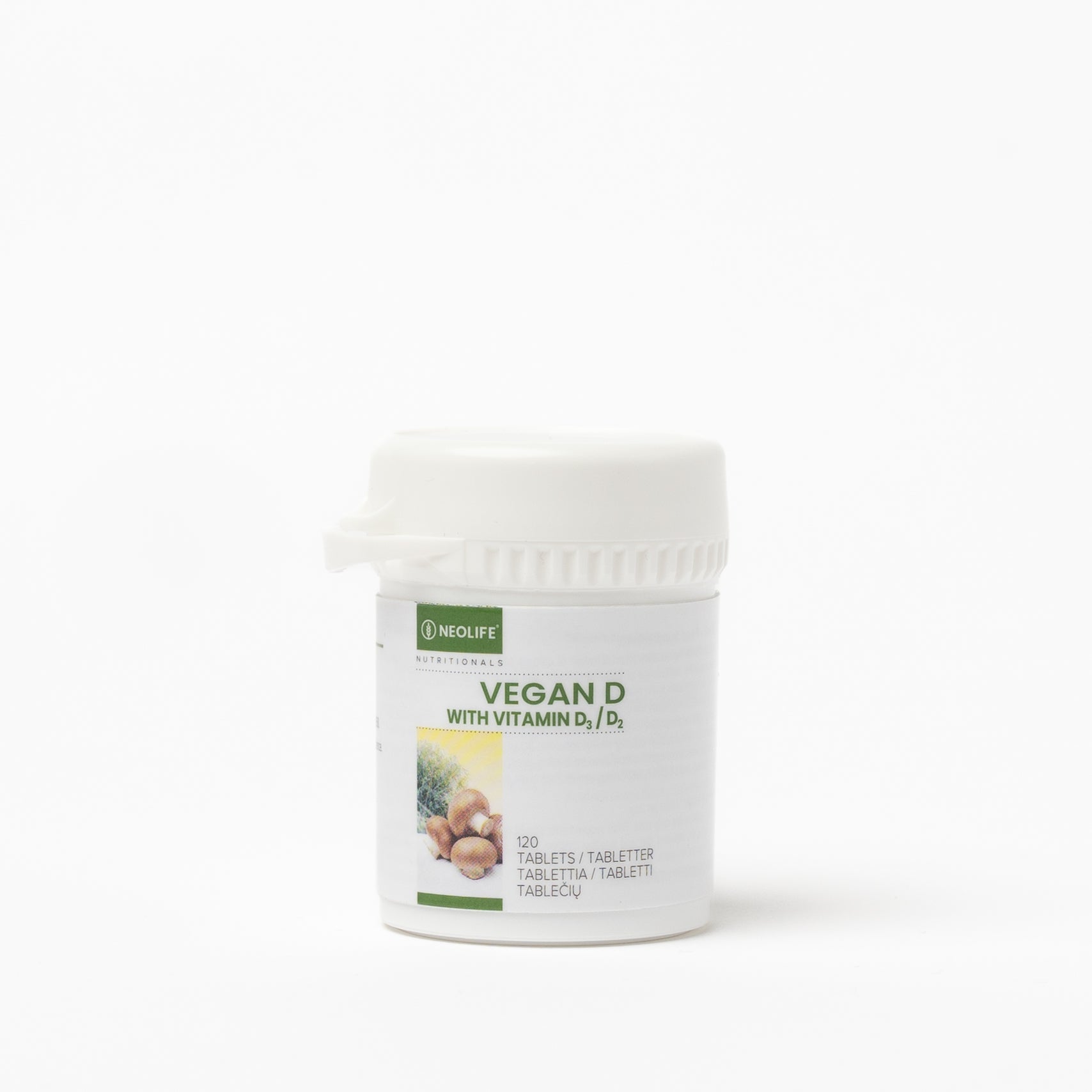 Vegan D vitaminas D NeoLife maisto papildas (120 tab.)