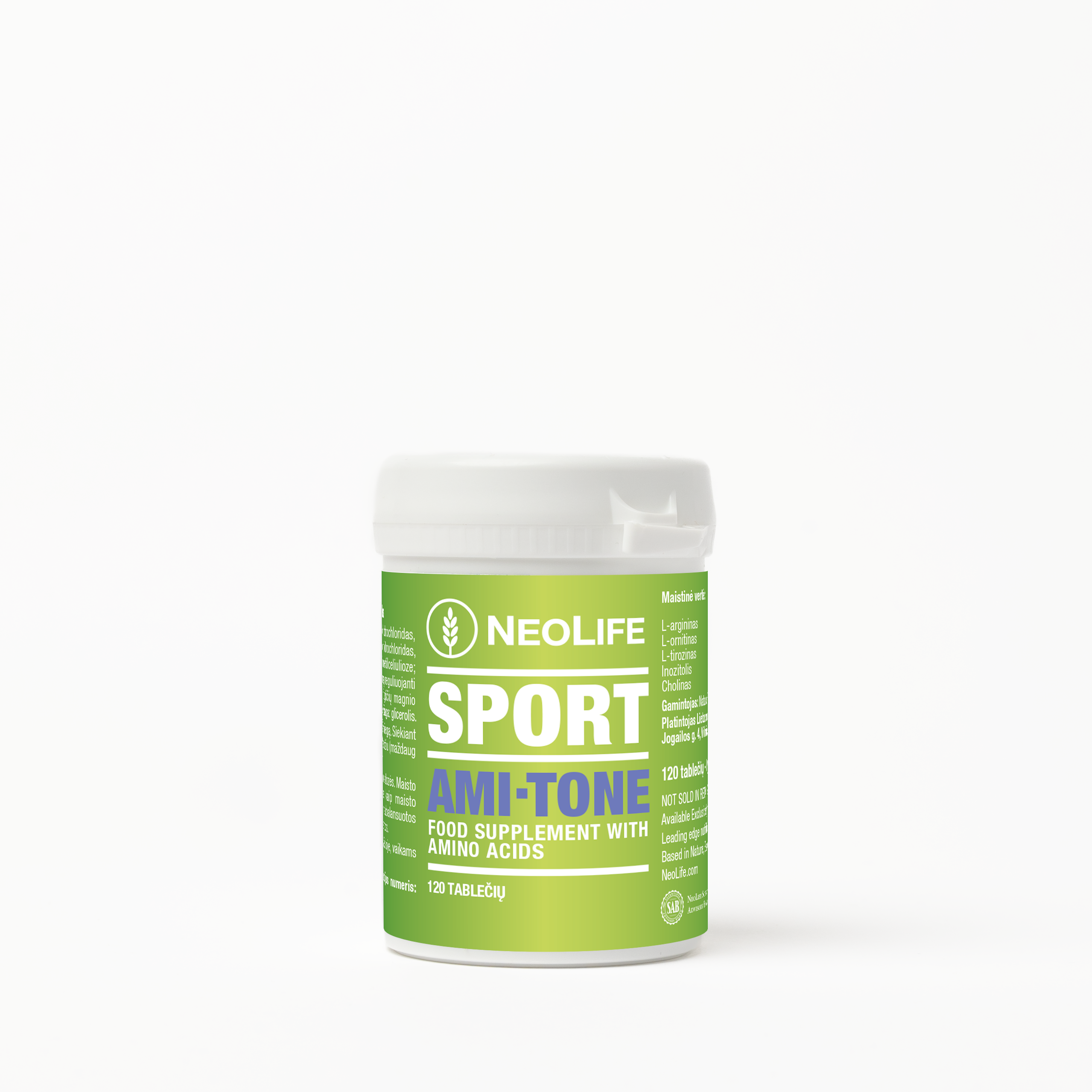 SPORT Ami-Tone, Neolife aminorūgščių maisto papildas (120 tablečių)